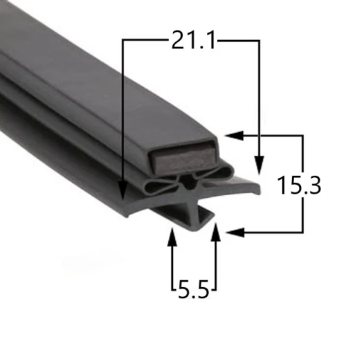 True TSSU-72-18D-2 Door Gasket - 810809